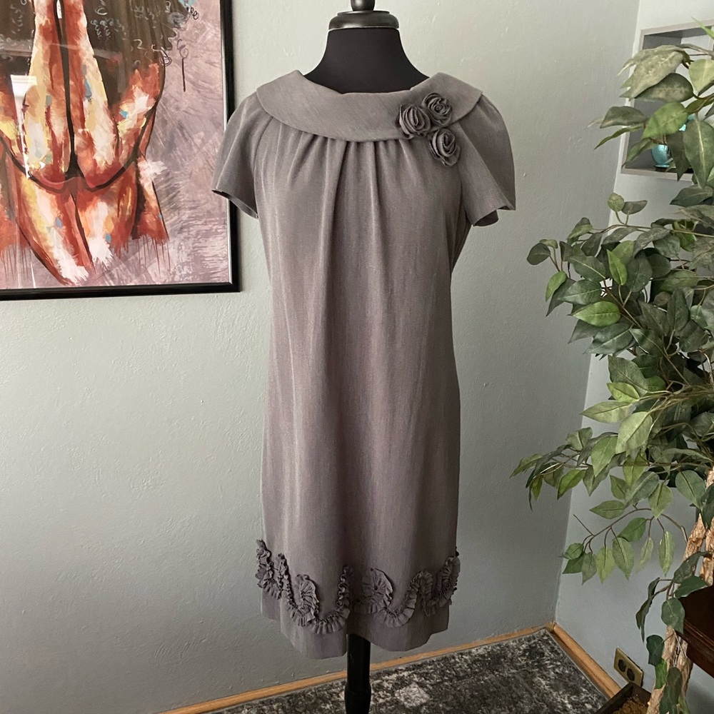 💜 R&M Richards Ruffle Flower Dress